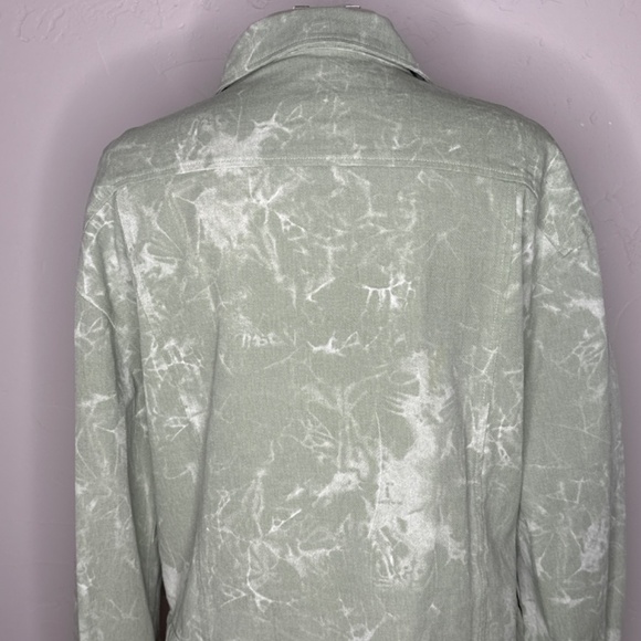 La Miel Tie Dye Light Green Jacket Size Large - Picture 6 of 9